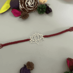 925 SILVER LOTUS RAKHI - Image 2