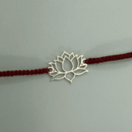 925 SILVER LOTUS RAKHI - Image 3