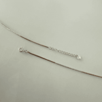 925 dual tone twisted snake chain anklet - Image 2