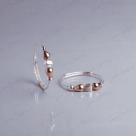 925 SILVER BABY BANGLE - Dual tone dew drop