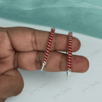 925 SILVER BABY BANGLE - Helix Red - Image 3