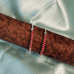 925 SILVER BABY BANGLE - Helix Red - Image 2