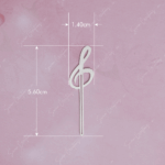 925 SILVER BOOKMARK - TREBLE CLEF - Image 2
