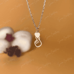 FINGER HEART PENDANT (925 SILVER)