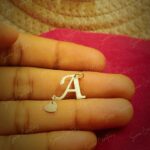 LETTER HEART PENDANT(925 SILVER)