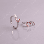 925 SILVER ADJUSTABLE TOE RINGS - Butterfly Bliss