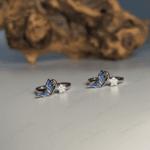 925 SILVER ADJUSTABLE TOE RINGS -Tiny Wings - Image 2