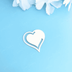 925 SILVER HEART BOOKMARK