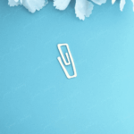 925 SILVER PAPERCLIP BOOKMARK