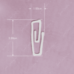 925 SILVER PAPERCLIP BOOKMARK - Image 2