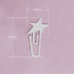 925 SILVER SHOOTING STAR BOOKMARK - Image 2