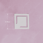 925 SILVER SQUARE BOOKMARK - Image 2