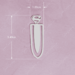 925 SILVER SUPERMAN BOOKMARK - Image 2