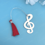 925 SILVER TREBLE CHARM BOOKMARK