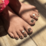 925 SILVER ADJUSTABLE TOE RINGS - IRIS WHITE - Image 2