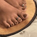 925 SILVER ADJUSTABLE TOE RINGS - LINE BAND - Image 2
