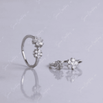 925 SILVER ADJUSTABLE TOE RINGS - FLOWER SPARK
