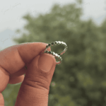 925 SILVER ADJUSTABLE TOE RINGS - HALO LINE - Image 2