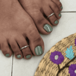 925 SILVER ADJUSTABLE TOE RINGS - HALO LINE - Image 3