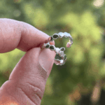 925 SILVER ADJUSTABLE TOE RINGS - HEXA LINE - Image 2