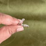 925 SILVER ADJUSTABLE TOE RINGS - LOOP TWIST - Image 2