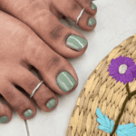 925 SILVER ADJUSTABLE TOE RINGS - STONE TAP - Image 3