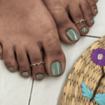 925 SILVER ADJUSTABLE TOE RINGS - ZIG ZAG - Image 3