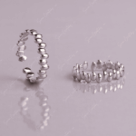925 SILVER ADJUSTABLE TOE RINGS - OVAL MUSE