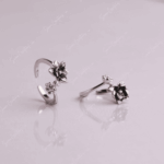 925 SILVER ADJUSTABLE TOE RINGS - SHADOW BLOOM