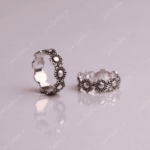 925 SILVER ADJUSTABLE TOE RINGS - VINTAGE BLOOM