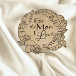 925 SILVER - LEAF WREATH CAKE TOPPER