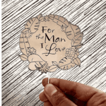 925 SILVER - LEAF WREATH CAKE TOPPER - Image 2