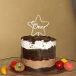 925 SILVER - STAR ONE CAKE TOPPER