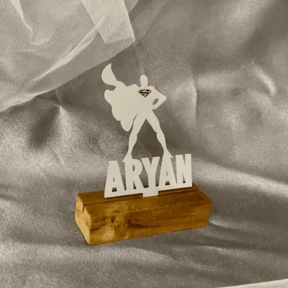 925 SILVER - SUPERMAN CAKE TOPPER - Image 5
