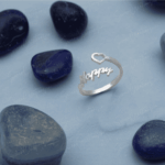 925 SILVER ADJUSTABLE NAME RING - CORAZON