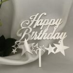 925 SILVER - LUCKY STARS CAKE TOPPER
