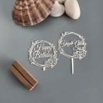 925 SILVER - FLOWERETTE CAKE TOPPER - Image 3