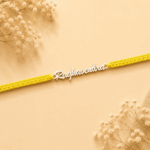 925 SILVER CURSIVE NAME RAKHI