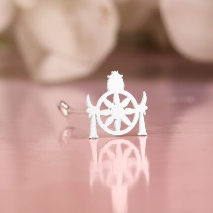 CONCH WHEEL-swancreations-impressions-babyproducts-bindistamps-pottuachu-chukkapulla-925silver